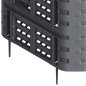 vidaXL Gartenkomposter Schwarz 93,3x93,3x146 cm 1000 L vidaXL Gartenkomposter Schwarz 93,3x93,3x146 cm 1000 L