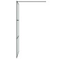vidaXL Duschwand für Begehbare Dusche Schwarz 90x195cm Matt ESG-Glas vidaXL Duschwand für Begehbare Dusche Schwarz 90x195cm Matt ESG-Glas