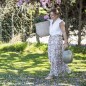 Capi Blumentopf Waste Rib 43x41 cm Terrazzo Beige Capi Blumentopf Waste Rib 43x41 cm Terrazzo Beige