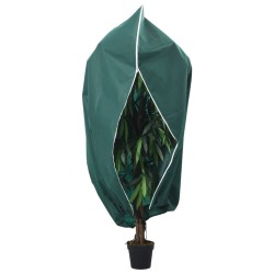vidaXL Wintervlies mit Reißverschluss 2 Stk. 70 g/m² 3,93x3 m
