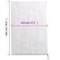 vidaXL Wintervlies mit Reißverschluss 4 Stk. 70 g/m² 1,2x1,8 m vidaXL Wintervlies mit Reißverschluss 4 Stk. 70 g/m² 1,2x1,8 m
