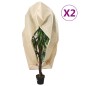 vidaXL Wintervlies mit Reißverschluss 2 Stk. 70 g/m² 3,93x3,5 m vidaXL Wintervlies mit Reißverschluss 2 Stk. 70 g/m² 3,93x3,5 m