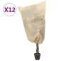 vidaXL Wintervlies mit Kordelzug 12 Stk. 70 g/m² 0,8x1,2 m vidaXL Wintervlies mit Kordelzug 12 Stk. 70 g/m² 0,8x1,2 m