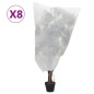 vidaXL Wintervlies mit Kordelzug 8 Stk. 70 g/m² 0,8x1,2 m vidaXL Wintervlies mit Kordelzug 8 Stk. 70 g/m² 0,8x1,2 m