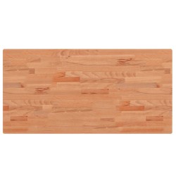 vidaXL Waschtischplatte 100x50x2,5 cm Massivholz Buche