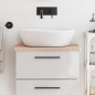 vidaXL Waschtischplatte 60x40x2,5 cm Massivholz Buche vidaXL Waschtischplatte 60x40x2,5 cm Massivholz Buche