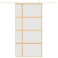 vidaXL Schiebetür Golden 102,5x205 cm Matt ESG-Glas und Aluminium vidaXL Schiebetür Golden 102,5x205 cm Matt ESG-Glas und Aluminium