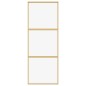 vidaXL Schiebetür Golden 76x205 cm ESG-Klarglas und Aluminium vidaXL Schiebetür Golden 76x205 cm ESG-Klarglas und Aluminium