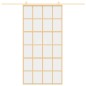 vidaXL Schiebetür Golden 102,5x205 cm ESG-Klarglas und Aluminium vidaXL Schiebetür Golden 102,5x205 cm ESG-Klarglas und Aluminium