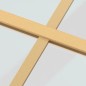 vidaXL Schiebetür Golden 102,5x205 cm ESG-Klarglas und Aluminium vidaXL Schiebetür Golden 102,5x205 cm ESG-Klarglas und Aluminium
