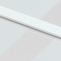 vidaXL Schiebetür Weiß 90x205 cm Hartglas und Aluminium vidaXL Schiebetür Weiß 90x205 cm Hartglas und Aluminium