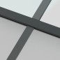 vidaXL Schiebetür Schwarz 102,5x205 cm Hartglas und Aluminium vidaXL Schiebetür Schwarz 102,5x205 cm Hartglas und Aluminium