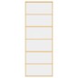 vidaXL Schiebetür Golden 76x205 cm ESG-Klarglas und Aluminium vidaXL Schiebetür Golden 76x205 cm ESG-Klarglas und Aluminium