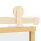 vidaXL Schiebetür Golden 76x205 cm ESG-Klarglas und Aluminium vidaXL Schiebetür Golden 76x205 cm ESG-Klarglas und Aluminium