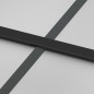 vidaXL Schiebetür Schwarz 76x205 cm Hartglas und Aluminium vidaXL Schiebetür Schwarz 76x205 cm Hartglas und Aluminium
