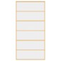vidaXL Schiebetür Golden 102,5x205 cm ESG-Klarglas und Aluminium vidaXL Schiebetür Golden 102,5x205 cm ESG-Klarglas und Aluminium