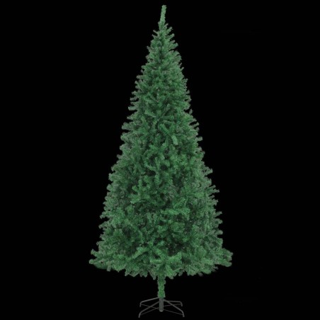 vidaXL Künstlicher Weihnachtsbaum mit Beleuchtung 300 cm Grün