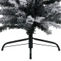 vidaXL Weihnachtsbaum Schlank mit Beleuchtung & Schnee Grün 180 cm PVC vidaXL Weihnachtsbaum Schlank mit Beleuchtung & Schnee Grün 180 cm PVC