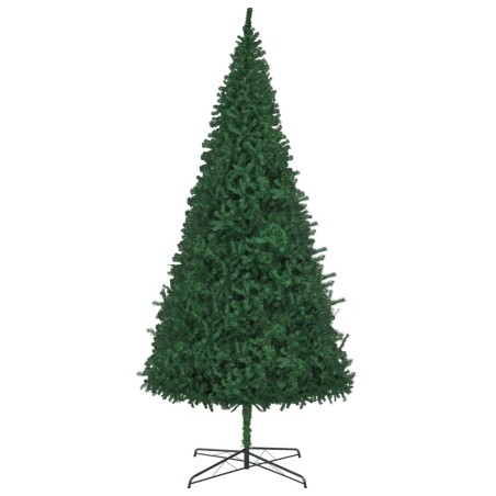 vidaXL Künstlicher Weihnachtsbaum Beleuchtung & Kugeln LEDs 400cm Grün