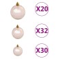 vidaXL Künstlicher Weihnachtsbaum Beleuchtung & Kugeln LEDs 400cm Grün vidaXL Künstlicher Weihnachtsbaum Beleuchtung & Kugeln LEDs 400cm Grün