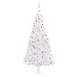 vidaXL Künstlicher Weihnachtsbaum Beleuchtung & Kugeln LEDs 300cm Weiß vidaXL Künstlicher Weihnachtsbaum Beleuchtung & Kugeln LEDs 300cm Weiß