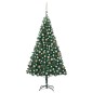 vidaXL Künstlicher Weihnachtsbaum mit Beleuchtung & Kugeln Grün 240 cm vidaXL Künstlicher Weihnachtsbaum mit Beleuchtung & Kugeln Grün 240 cm