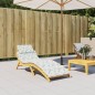 vidaXL Sonnenliegen-Auflage Blattmuster Oxford-Gewebe vidaXL Sonnenliegen-Auflage Blattmuster Oxford-Gewebe