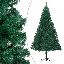 vidaXL Künstlicher Weihnachtsbaum mit Beleuchtung & Kugeln Grün 240 cm