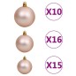 vidaXL Künstlicher Weihnachtsbaum mit Beleuchtung & Kugeln Grün 240 cm vidaXL Künstlicher Weihnachtsbaum mit Beleuchtung & Kugeln Grün 240 cm