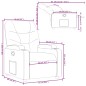 vidaXL Relaxsessel Braun Stoff vidaXL Relaxsessel Braun Stoff