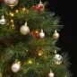 vidaXL Künstlicher Weihnachtsbaum Klappbar 150 LEDs & Kugeln 150 cm vidaXL Künstlicher Weihnachtsbaum Klappbar 150 LEDs & Kugeln 150 cm