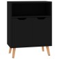vidaXL Sideboard Schwarz 60x30x72 cm Holzwerkstoff vidaXL Sideboard Schwarz 60x30x72 cm Holzwerkstoff
