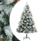 vidaXL Künstlicher Weihnachtsbaum Klappbar mit Zapfen & Beeren 240 cm vidaXL Künstlicher Weihnachtsbaum Klappbar mit Zapfen & Beeren 240 cm