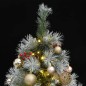vidaXL Künstlicher Weihnachtsbaum Klappbar 150 LEDs & Kugeln 150 cm vidaXL Künstlicher Weihnachtsbaum Klappbar 150 LEDs & Kugeln 150 cm