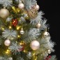 vidaXL Künstlicher Weihnachtsbaum Klappbar 150 LEDs & Kugeln 150 cm vidaXL Künstlicher Weihnachtsbaum Klappbar 150 LEDs & Kugeln 150 cm