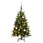 vidaXL Künstlicher Weihnachtsbaum Klappbar 150 LEDs & Kugeln 150 cm vidaXL Künstlicher Weihnachtsbaum Klappbar 150 LEDs & Kugeln 150 cm