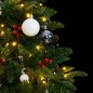 vidaXL Künstlicher Weihnachtsbaum Klappbar 150 LEDs & Kugeln 150 cm vidaXL Künstlicher Weihnachtsbaum Klappbar 150 LEDs & Kugeln 150 cm
