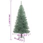 vidaXL Künstlicher Weihnachtsbaum Beschneit Grün 210 cm vidaXL Künstlicher Weihnachtsbaum Beschneit Grün 210 cm
