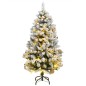 vidaXL Künstlicher Weihnachtsbaum Klappbar 150 LEDs & Kugeln 150 cm vidaXL Künstlicher Weihnachtsbaum Klappbar 150 LEDs & Kugeln 150 cm