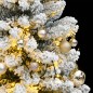 vidaXL Künstlicher Weihnachtsbaum Klappbar 150 LEDs & Kugeln 150 cm vidaXL Künstlicher Weihnachtsbaum Klappbar 150 LEDs & Kugeln 150 cm
