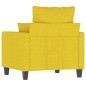vidaXL Sessel Hellgelb 60 cm Stoff vidaXL Sessel Hellgelb 60 cm Stoff
