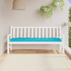 Gartenbank-Auflage Türkis 180x50x7 cm Oxford-Gewebe
