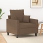 vidaXL Sessel Braun 60 cm Stoff vidaXL Sessel Braun 60 cm Stoff