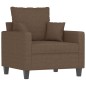 vidaXL Sessel Braun 60 cm Stoff vidaXL Sessel Braun 60 cm Stoff