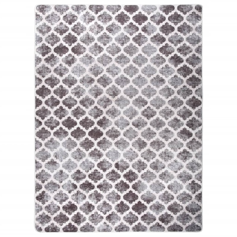 vidaXL Teppich Waschbar Mehrfarbig 150x230 cm Rutschfest vidaXL Teppich Waschbar Mehrfarbig 150x230 cm Rutschfest