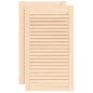 vidaXL Schranktüren Lamellen-Design 2 Stk. 69x39,4 cm Massivholz vidaXL Schranktüren Lamellen-Design 2 Stk. 69x39,4 cm Massivholz
