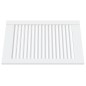 vidaXL Schranktüren Lamellen-Design 2 Stk Weiß 61,5x39,4 cm Massivholz vidaXL Schranktüren Lamellen-Design 2 Stk Weiß 61,5x39,4 cm Massivholz