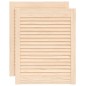 vidaXL Schranktüren Lamellen-Design 2 Stk. 61,5x49,4 cm Massivholz vidaXL Schranktüren Lamellen-Design 2 Stk. 61,5x49,4 cm Massivholz