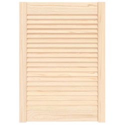 vidaXL Schranktür Lamellen-Design 69x49,4 cm Massivholz Kiefer