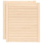 vidaXL Schranktüren Lamellen-Design 2 Stk. 69x59,4 cm Massivholz vidaXL Schranktüren Lamellen-Design 2 Stk. 69x59,4 cm Massivholz